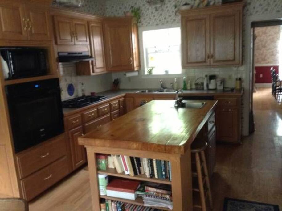 Kitchen - fully stocked and available for use.