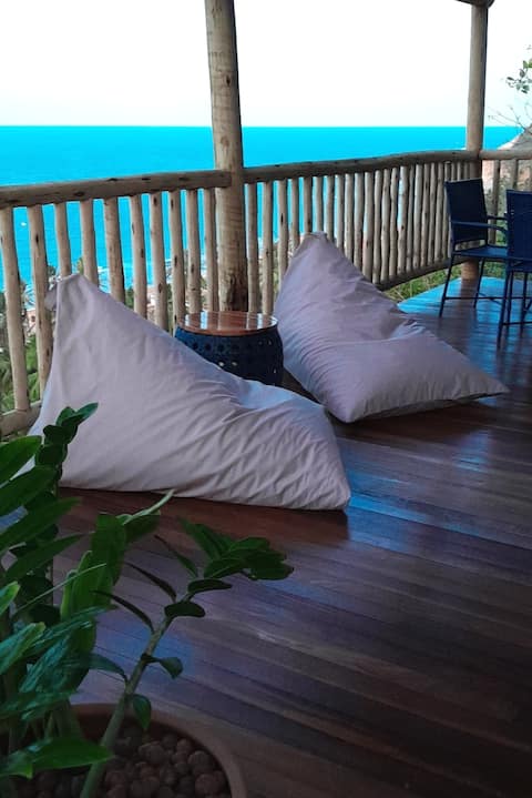 Top Airbnb: Casas Velamar - Beautiful view of Redonda Beach em Icapuí