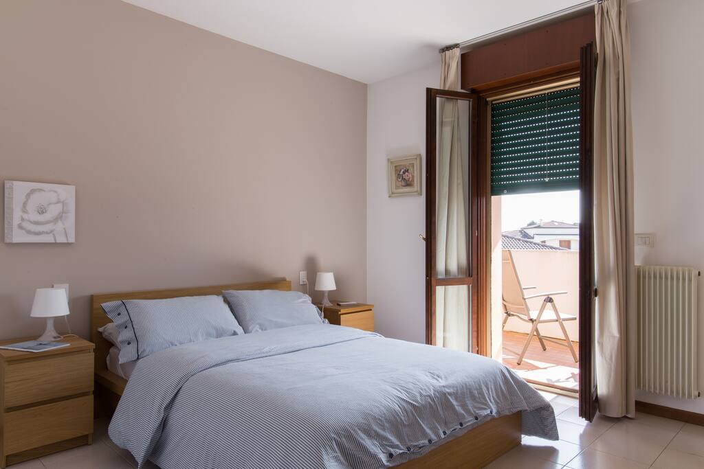 La chambre avec terrasse couverte