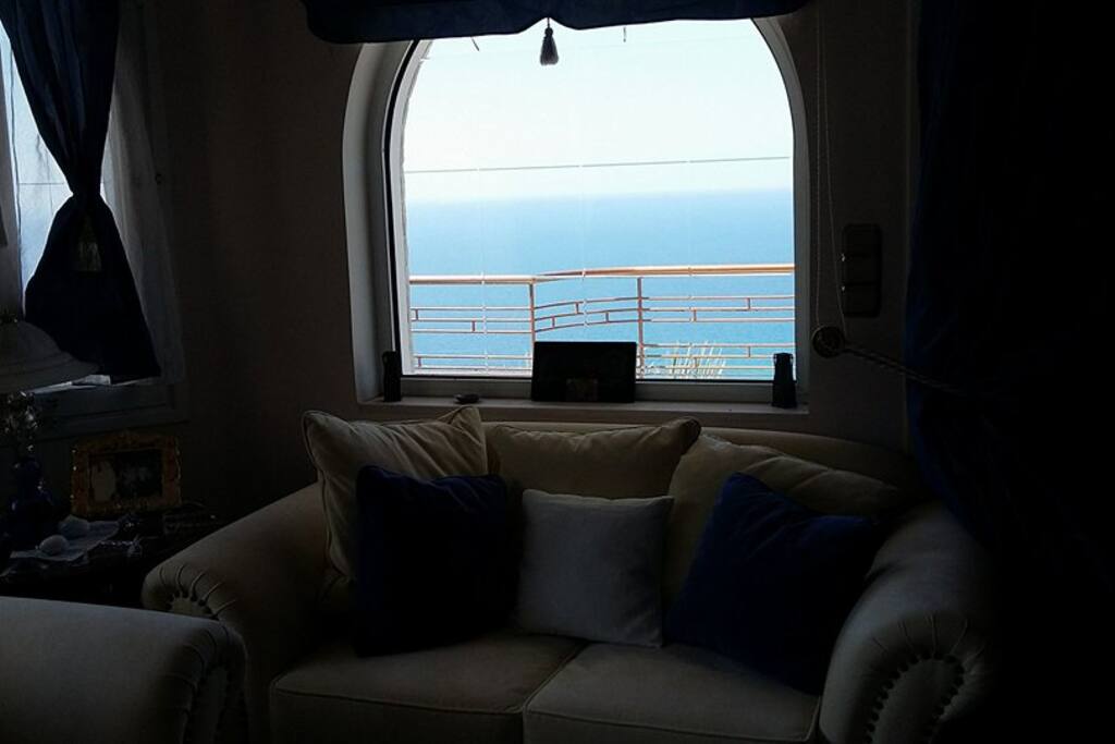 view from couch in lounge