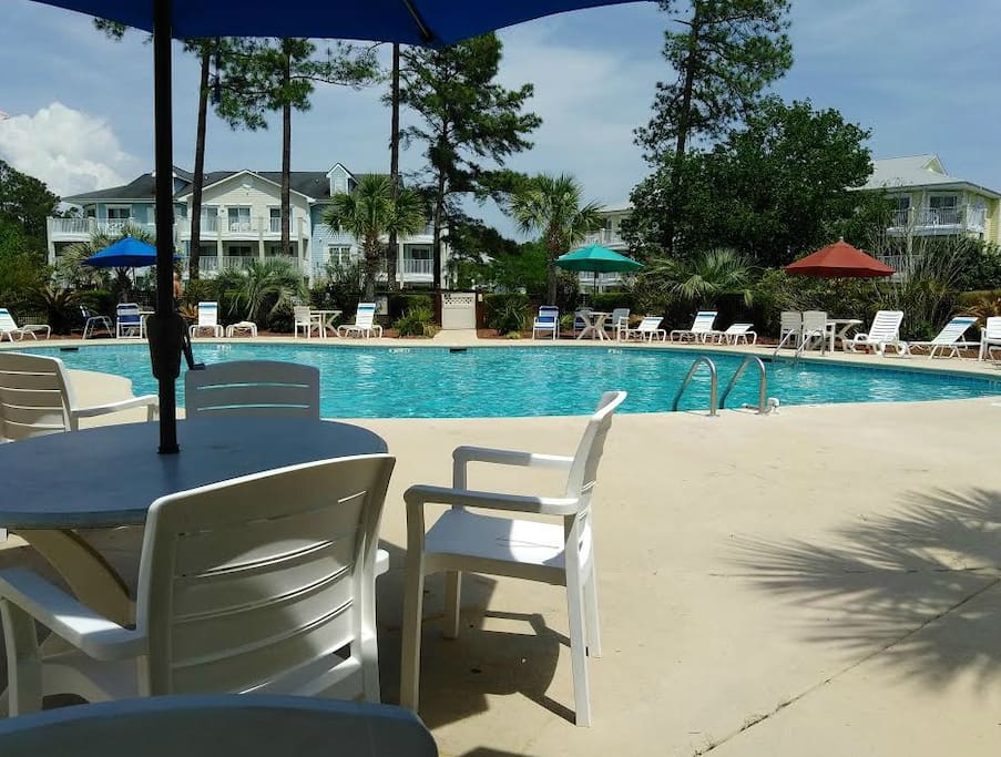 Steps way from condo,indoor and out door pool and indoor hot tub