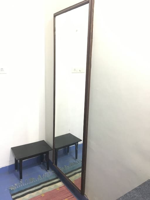 Dressing Room with full length mirror