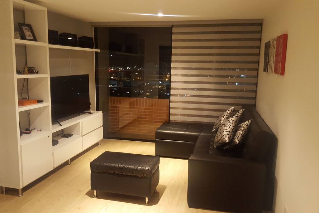 sala con tv, netflix