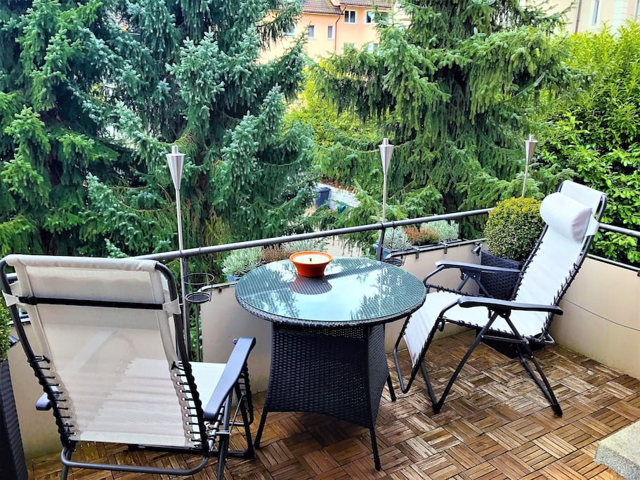Furnished main balcony