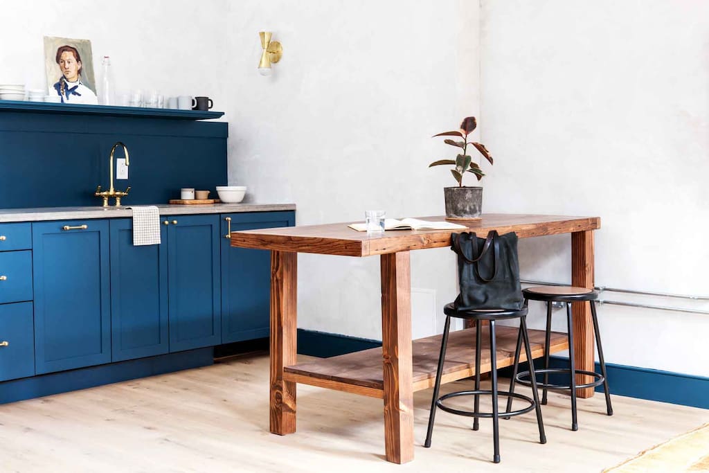 Kitchen Island with Seating for Two