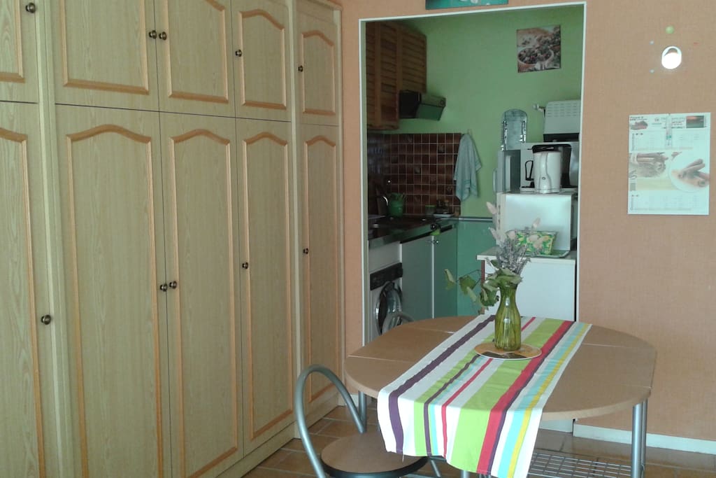 séjour cuisinette