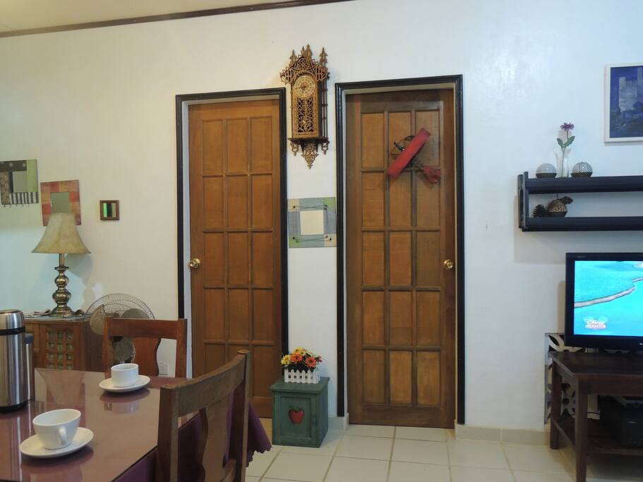 two bedrooms
