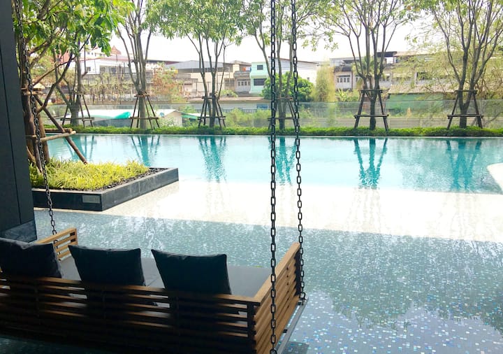 1BR Hipster Luxury Best Pool & Gym