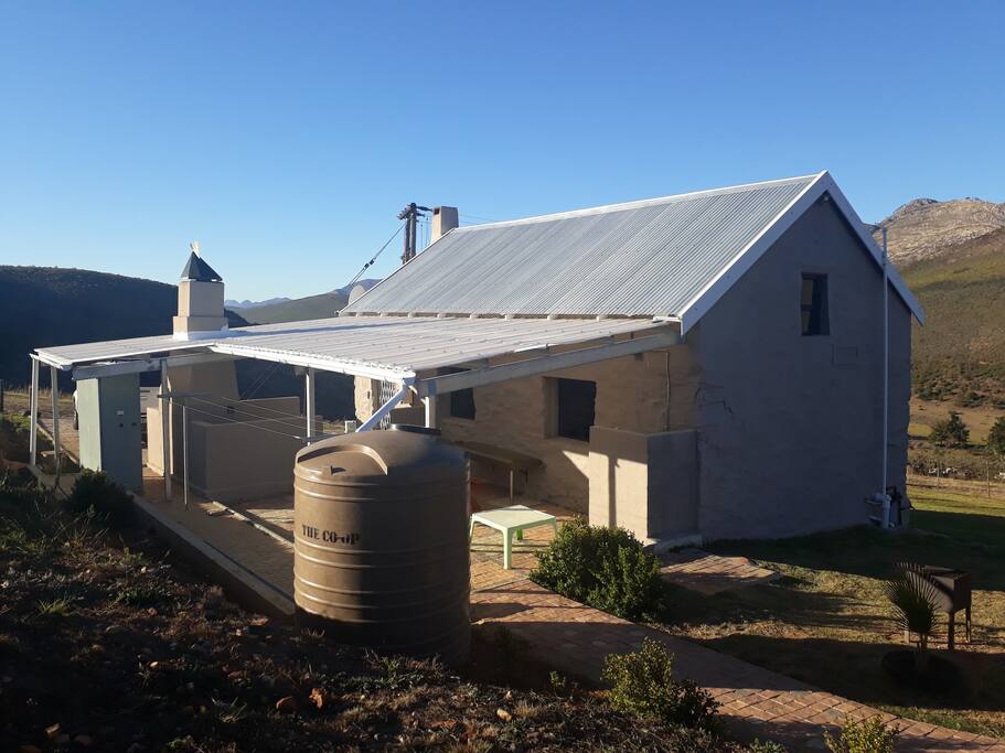 Back of cottage