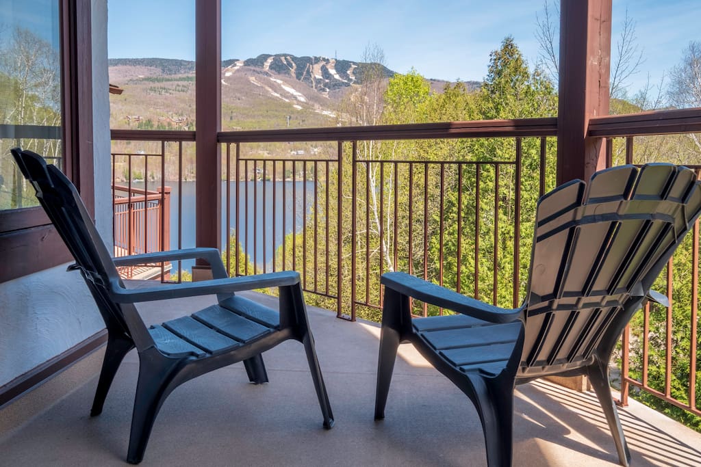 Vue balcon chambre et salon