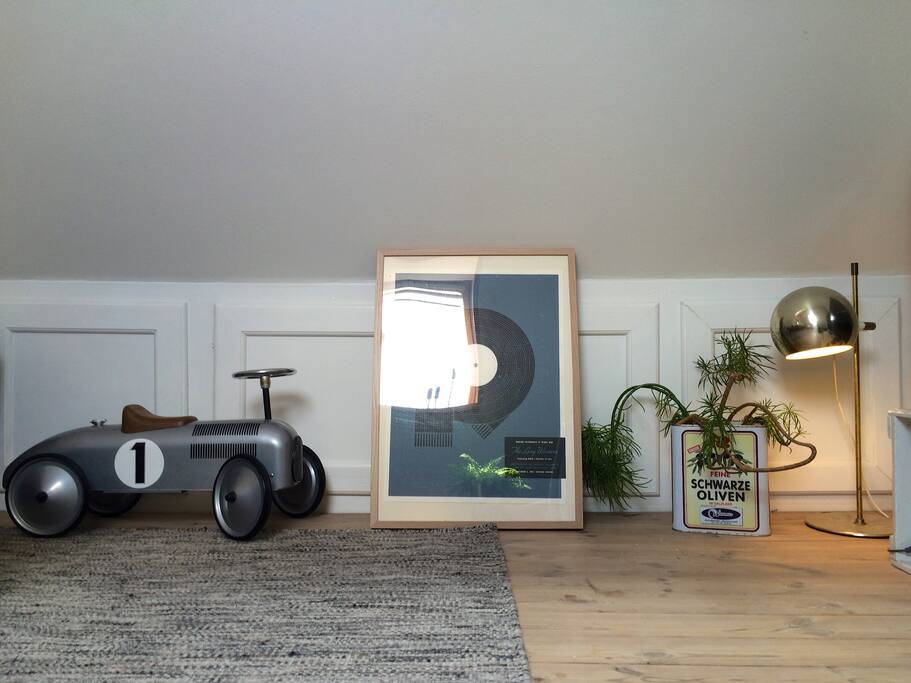 The living room on the mezzanine