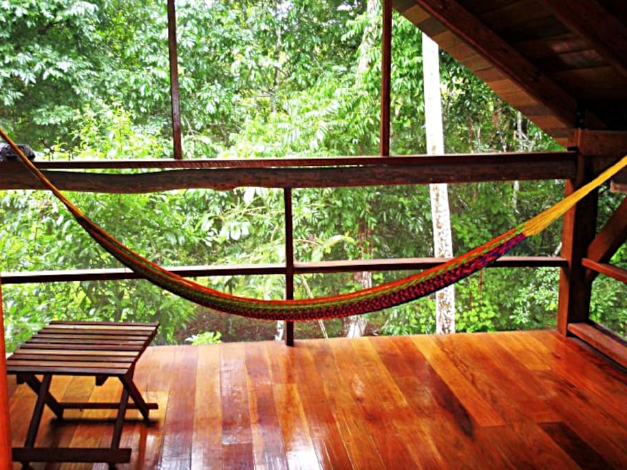 Loft with hammock