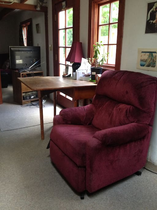 Relax in a recliner chair