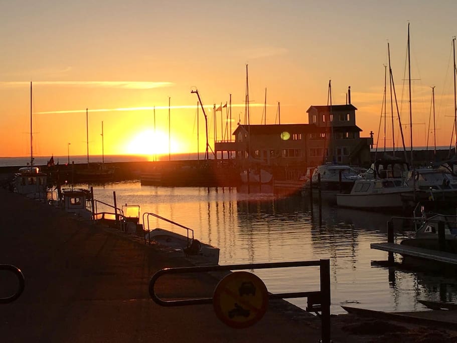 One of 3 harbours close by