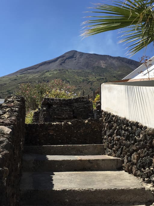 vista sul vulcano