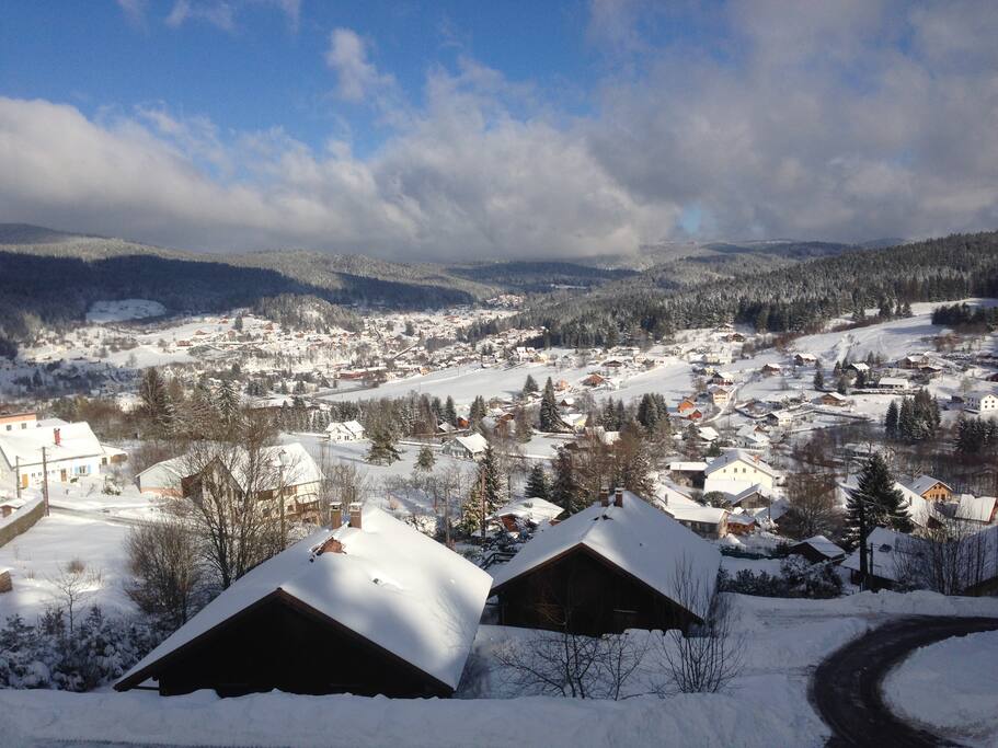 Vue panoramique vallée