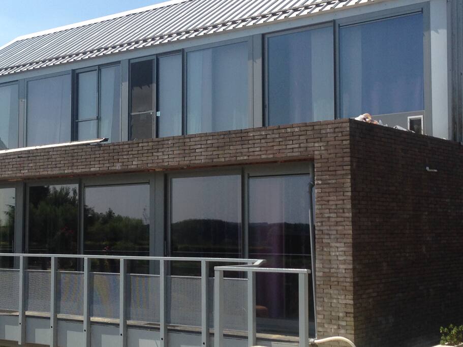 Ingang voor de verschillende lofts