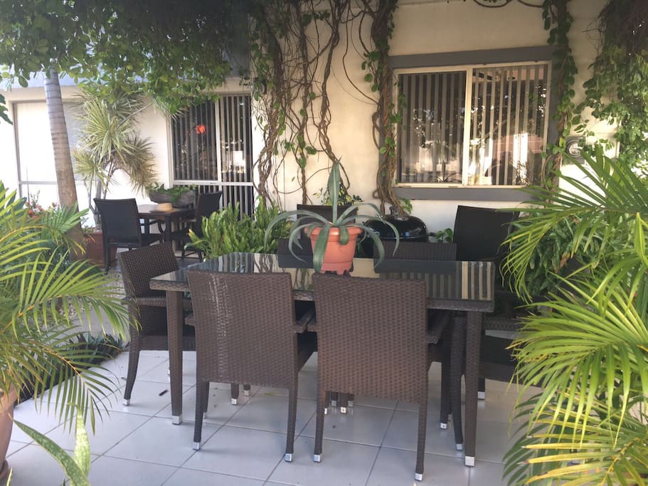 Zona de la terraza
