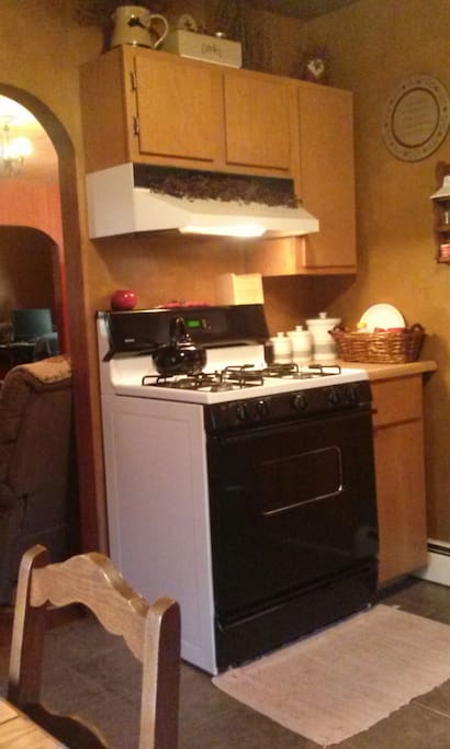 Alternate view of kitchen.