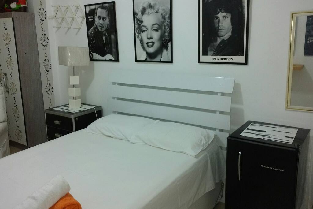 Quarto arejado e silencioso