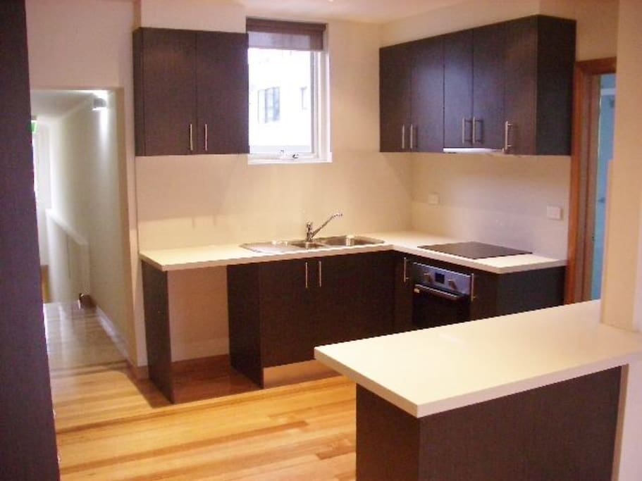 The kitchen.