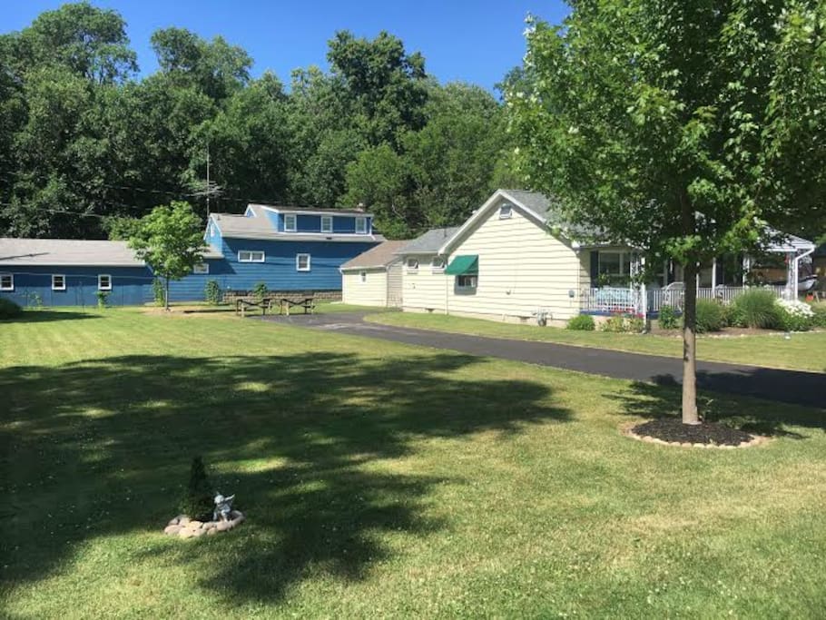 Side lot for games.