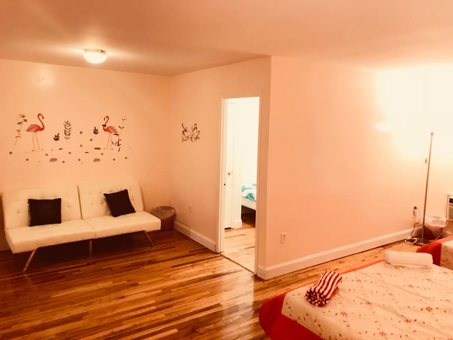 DINNING ROOM, TV, L-SHAPE LIVING ROOM