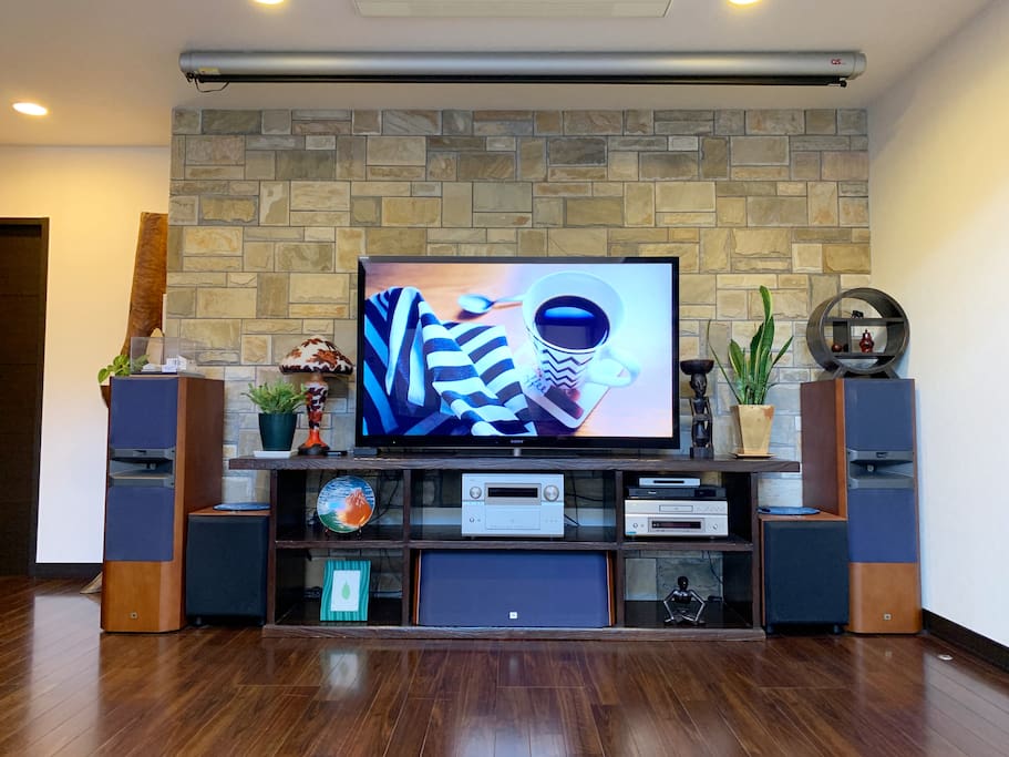 Please enjoy music and movies. this is JBL 7.2ch sound system.