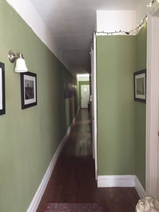 Hallway from living room