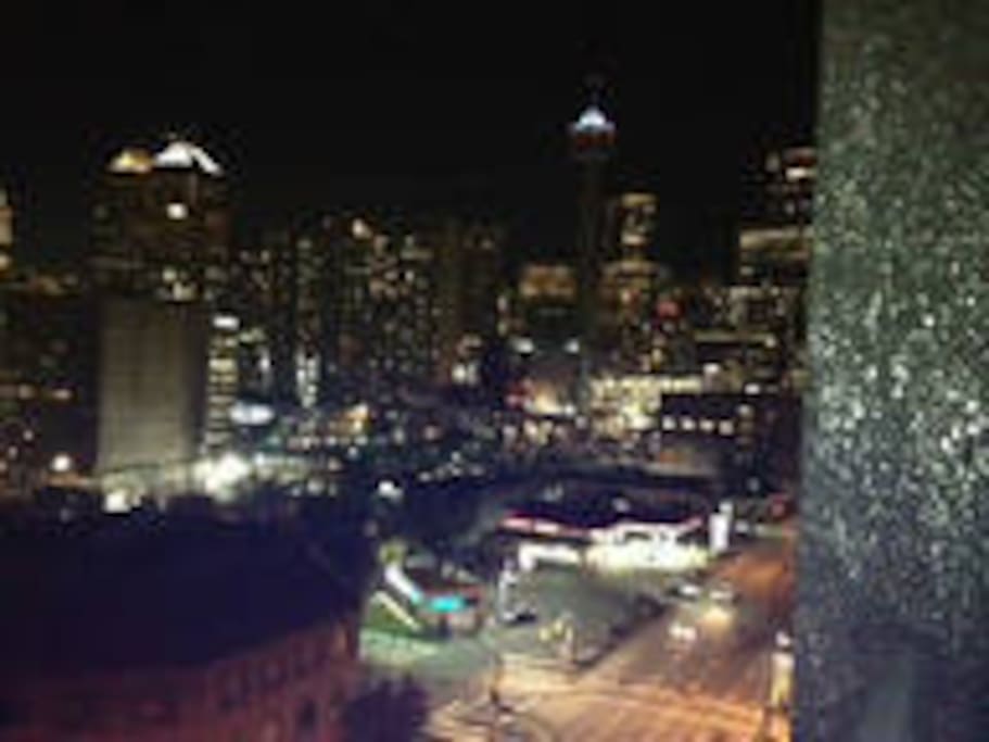 view from the balcony