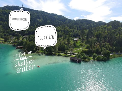 Alte Villa mit 400m2 Seegrund, Villa with beach