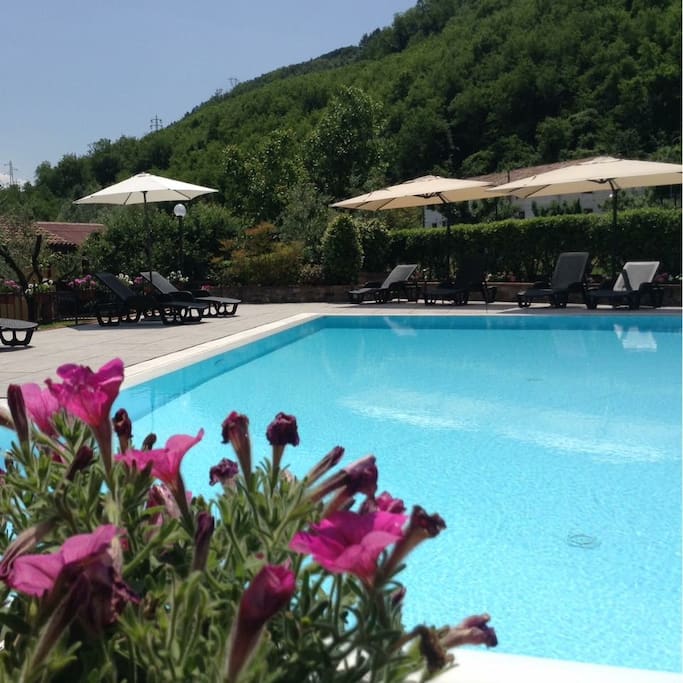 Panoramica piscina condivisa