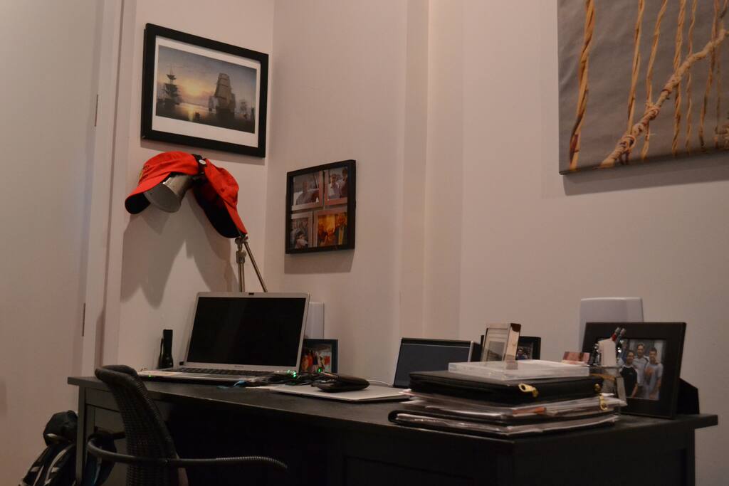 Desk in bedroom