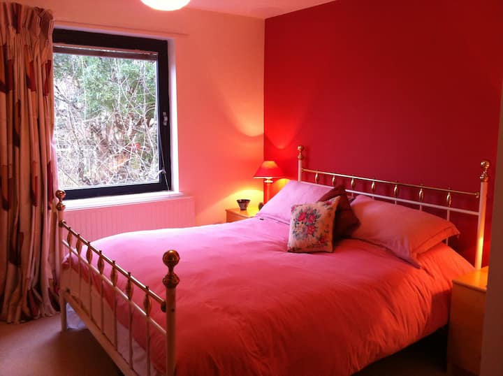 Veliki bračni krevet sa spojenom kupaonicom