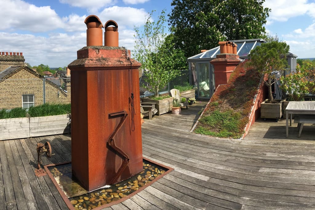 Roof Garden Water Feature