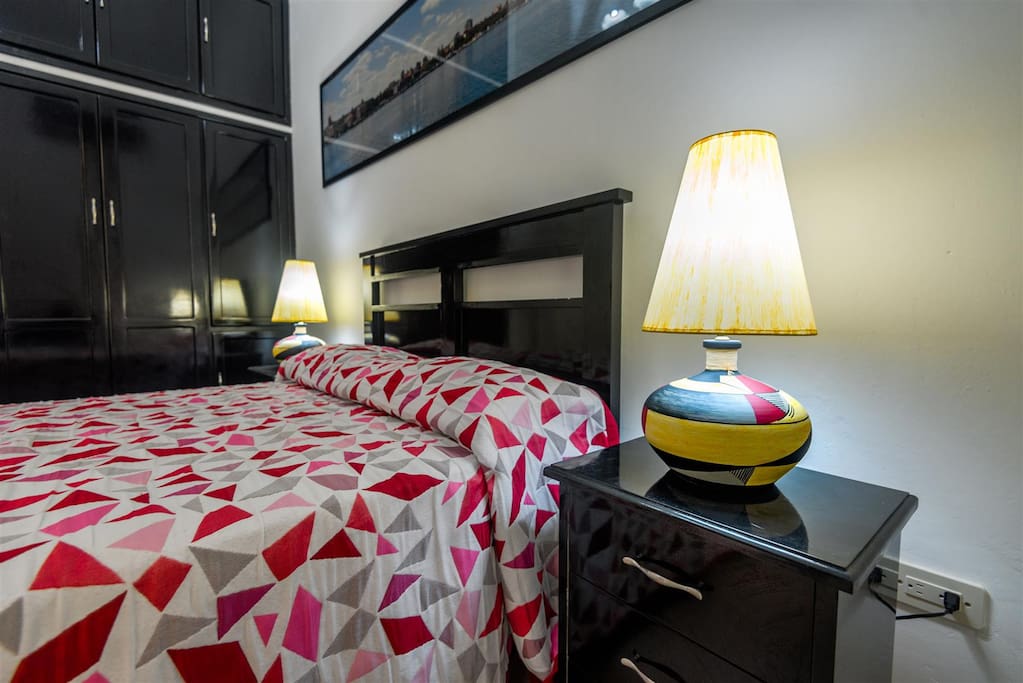 bedroom with back closet
