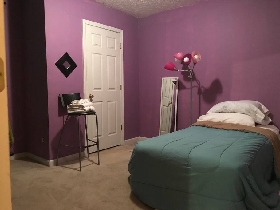 Closet full length mirror twin size bed