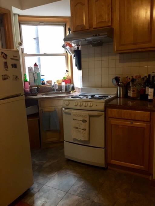 Kitchen with every cooking utensil imaginable