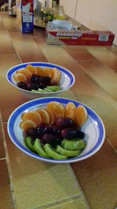 Breakfast included.