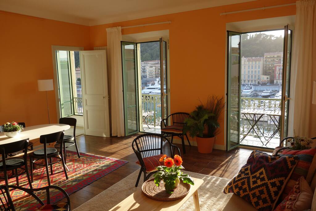 The living room