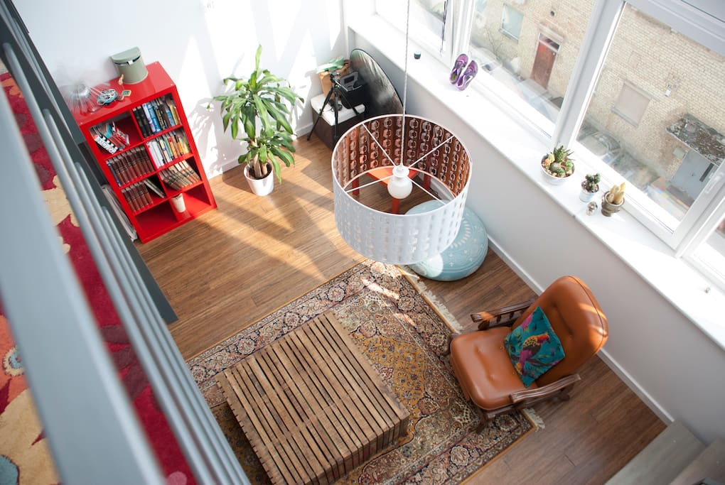 the view from upstairs