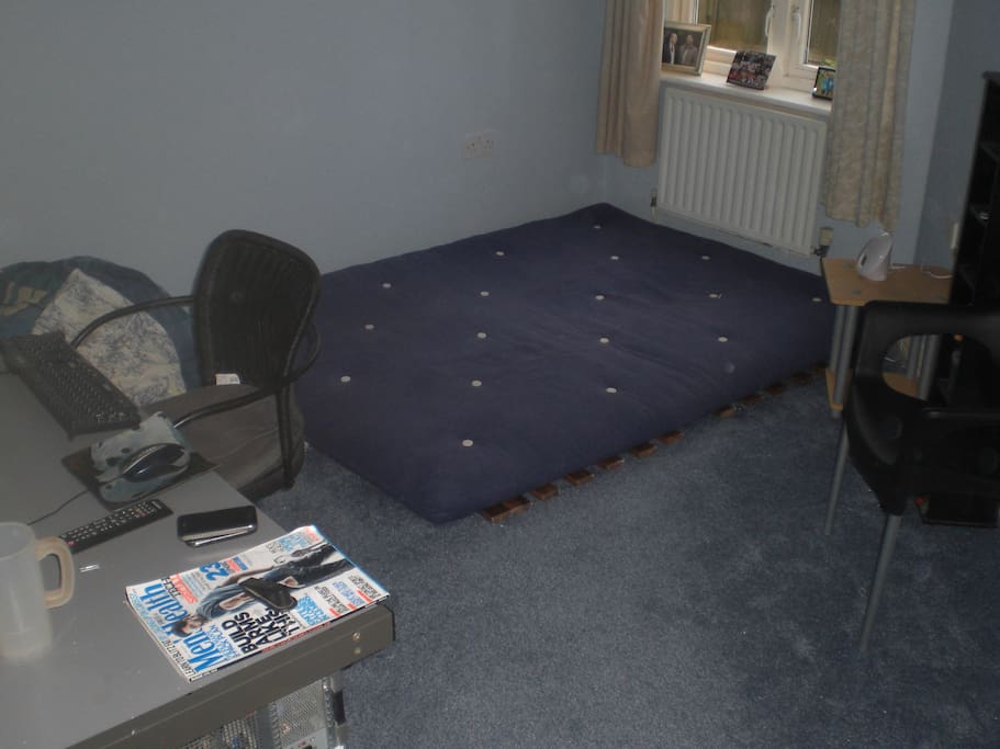 Futon in bedroom 2