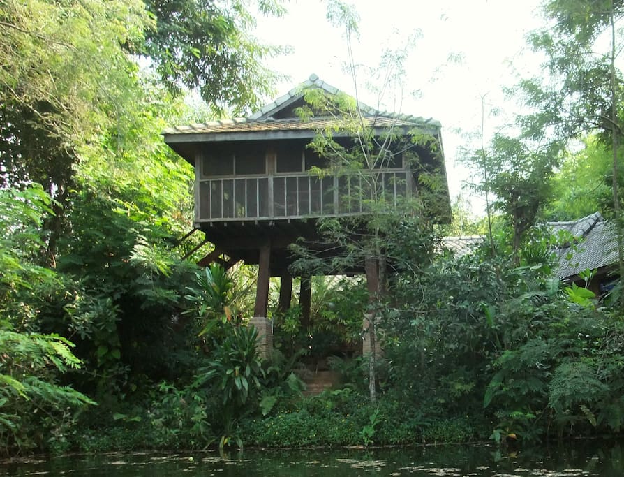 Khilek Pavilion: View from pond
