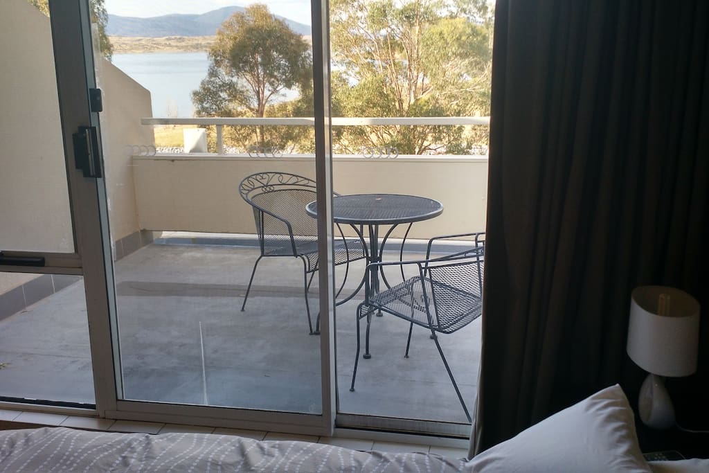 Spacious balcony