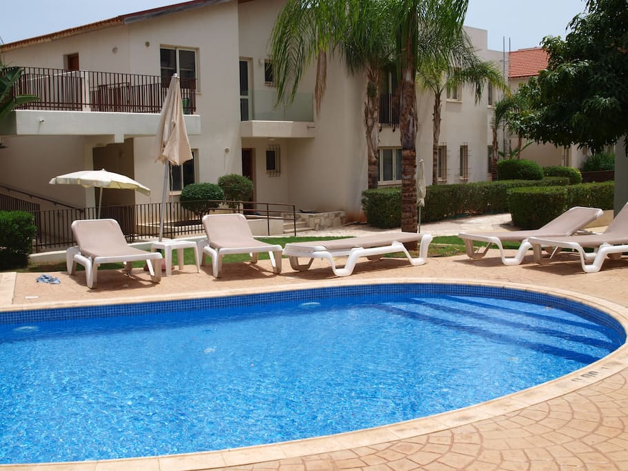 Front of the apartment