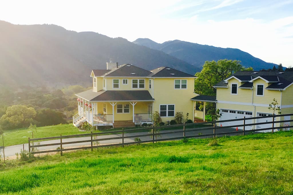 Spring is a beautiful time to visit the Carmel Valley Farm House...