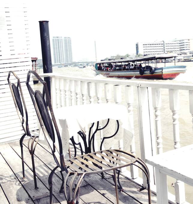 river view from balcony