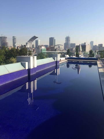 Amazing duplex in Condesa-Roma. Pool Rooftop