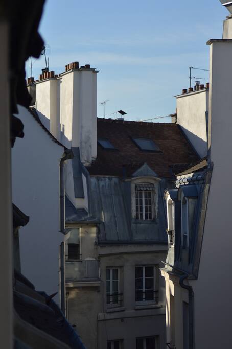 Vue de notre chambre