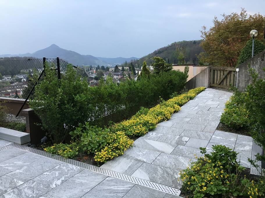 Entrance to the terrasse house